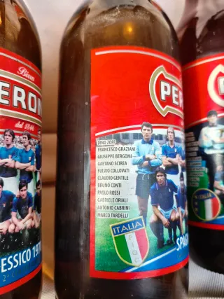Bottiglie Peroni Serie Mondiali Calcio