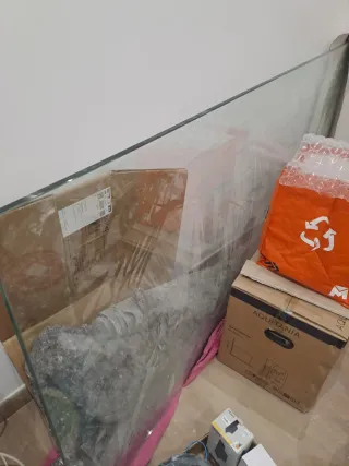 Mesa de cristal para salón