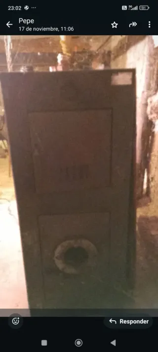 Caldera mixta leña/gasoil marca Roca