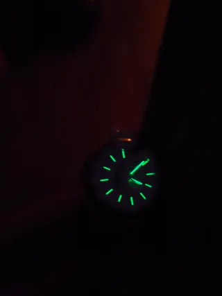 Reloj Automático Negro y Plateado