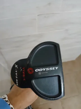 Putter Odyssey Metal-X 2-Ball Grip Grueso