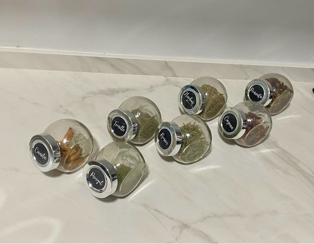 7 Barattoli per spezie IKEA PERSONALIZZABILI