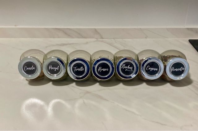 7 Barattoli per spezie IKEA PERSONALIZZABILI