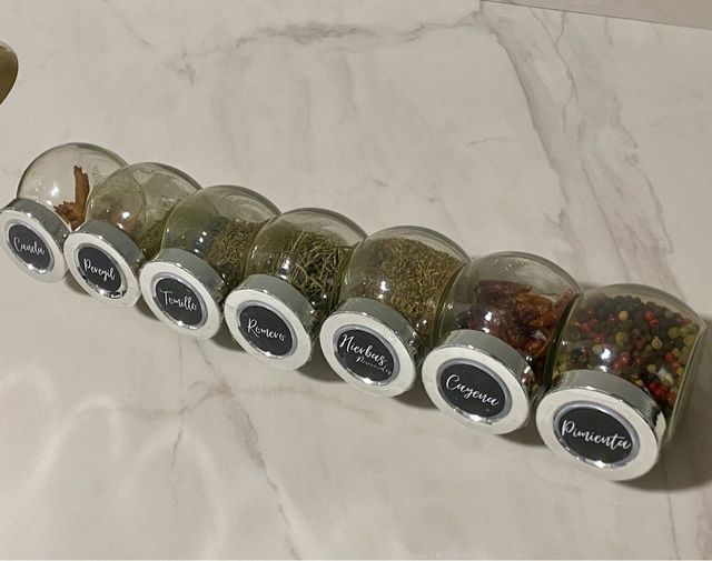 7 Barattoli per spezie IKEA PERSONALIZZABILI