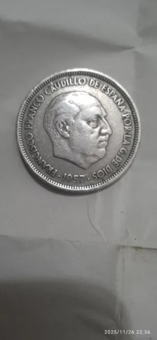 2 Monedas 50 Pesetas 1957 Estrella 58 y 59