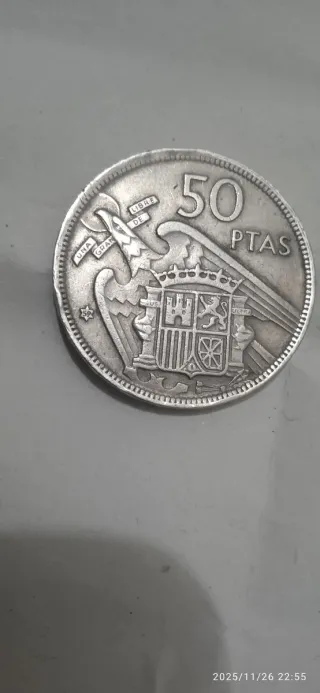 2 Monedas 50 Pesetas 1957 Estrella 58 y 59