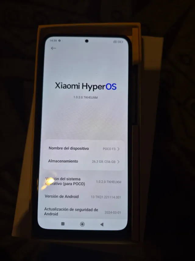 Xiaomi Poco F3 HyperOS 1.0.2.0