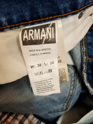 Vaqueros Armani Jeans Azules
