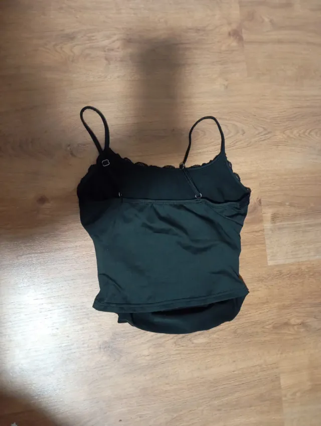 Top corto negro talla S
