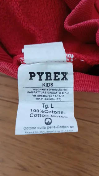 Pyrex Kids Felpa rossa bambina/o - Taglia L