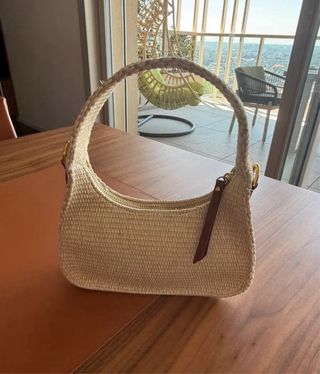 Borsa Miu Miu paglia beige