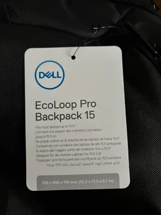 Mochila Dell EcoLoop Pro 15 Negra