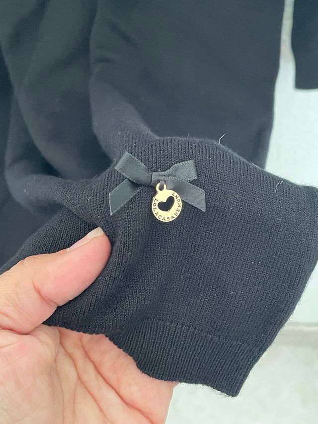 Vestido punto Lola Casademunt negro