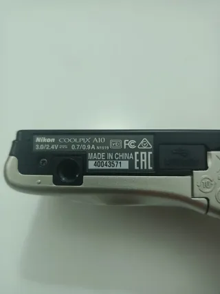 Nikon COOLPIX A10 Silver 16,1 MP SD e custodia