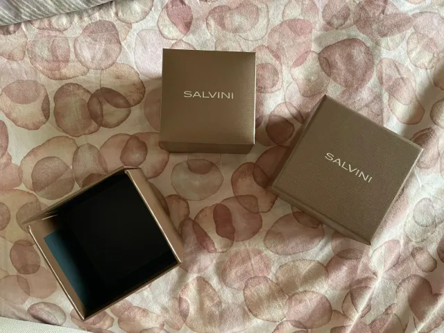 Orecchini Salvini Cuore Oro 9kt Diamanti