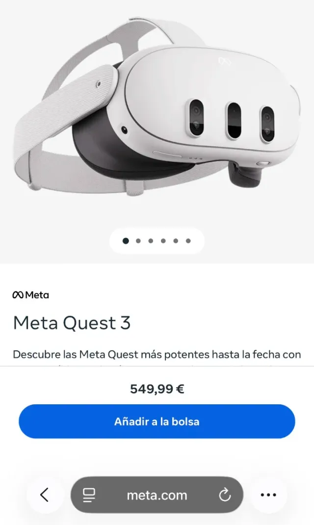 Oculus Meta Quest 3 (512GB) + Accesorios.