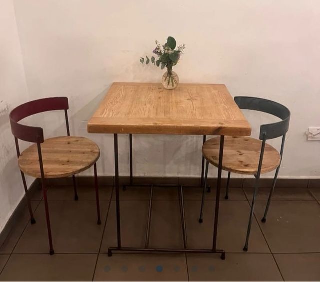 Tavoli per ristorazione in ferro e legno in vendita