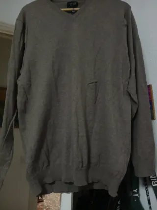 Jersey LITMAN Hombre Marrón Talla L