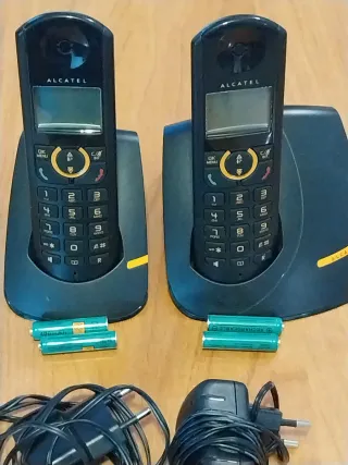 Telefono cordless Alcatel nero
