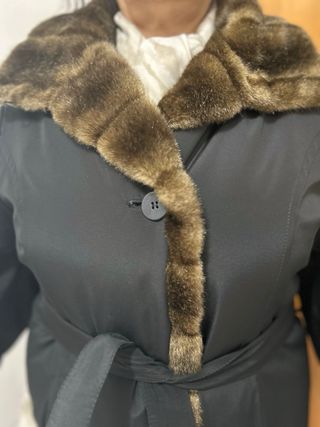 Cappotto con pelliccia Made in italy taglia L