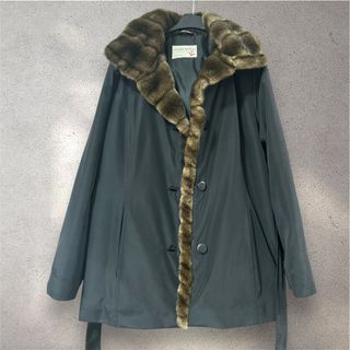 Cappotto con pelliccia Made in italy taglia L