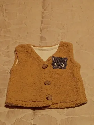 Tuta neonato/a cotone con gilet