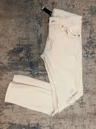 Pantalón vaquero blanco
