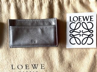 Bolso Joya Troquelado Loewe Negro/Plata