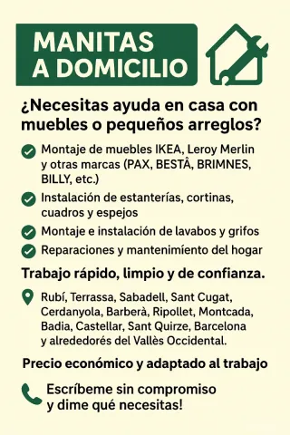 Montador de muebles!