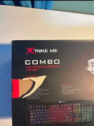 Teclado y Ratón Gamer Xtrike Me