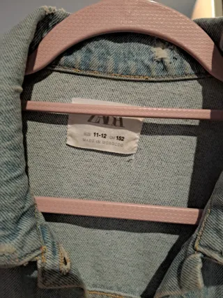 Cazadora vaquera Zara Talla M