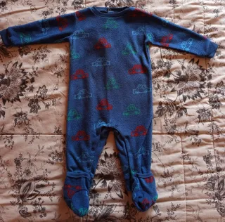 Morbido pigiama bimbo con scarpette rimovibili