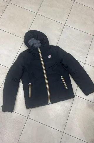 K-Way Giubbotto Nero Come Nuovo