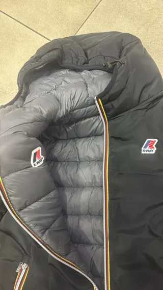 K-Way Giubbotto Nero Come Nuovo