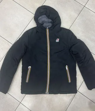 K-Way Giubbotto Nero Come Nuovo