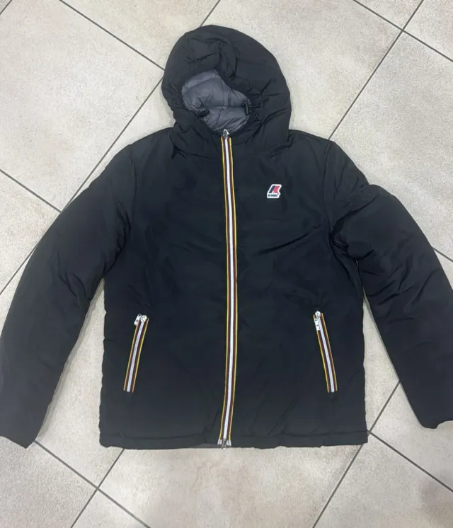 K-Way Giubbotto Nero Come Nuovo