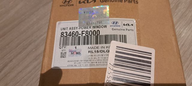 Motor Elevalunas REF: 83460-F8000