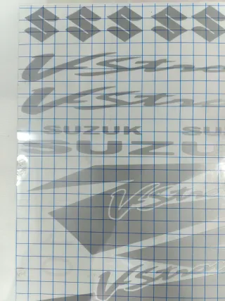 Kit Pegatinas Suzuki V-Strom Gris Plata