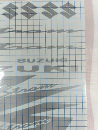 Kit Pegatinas Suzuki V-Strom Gris Plata