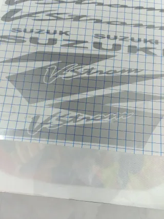 Kit Pegatinas Suzuki V-Strom Gris Plata