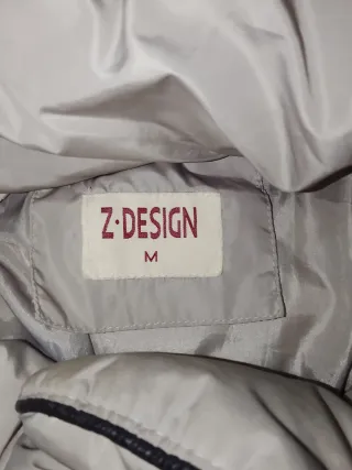 Cazadora acolchada gris talla M