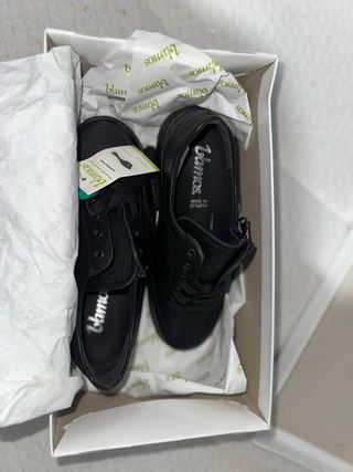 Zapatos negros de piel