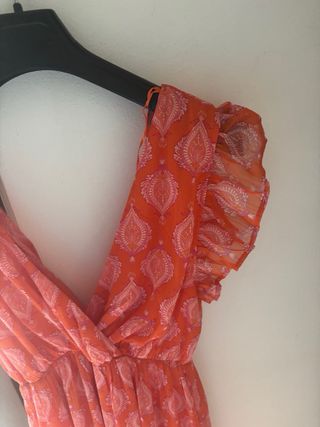 Vestito lungo Premaman arancione