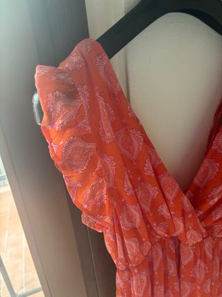 Vestito lungo Premaman arancione