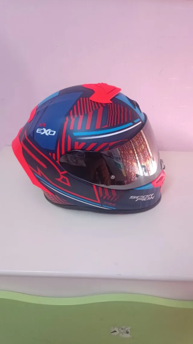 Casco Scorpion EXO R1 Air Victory Azul