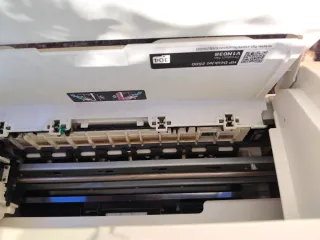 Impresora HP Blanca y Azul