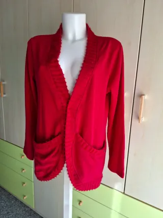 Cardigan caldo nuovo rosso