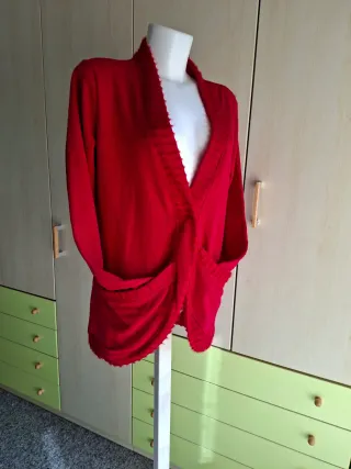 Cardigan caldo nuovo rosso