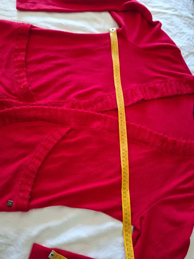 Cardigan caldo nuovo rosso