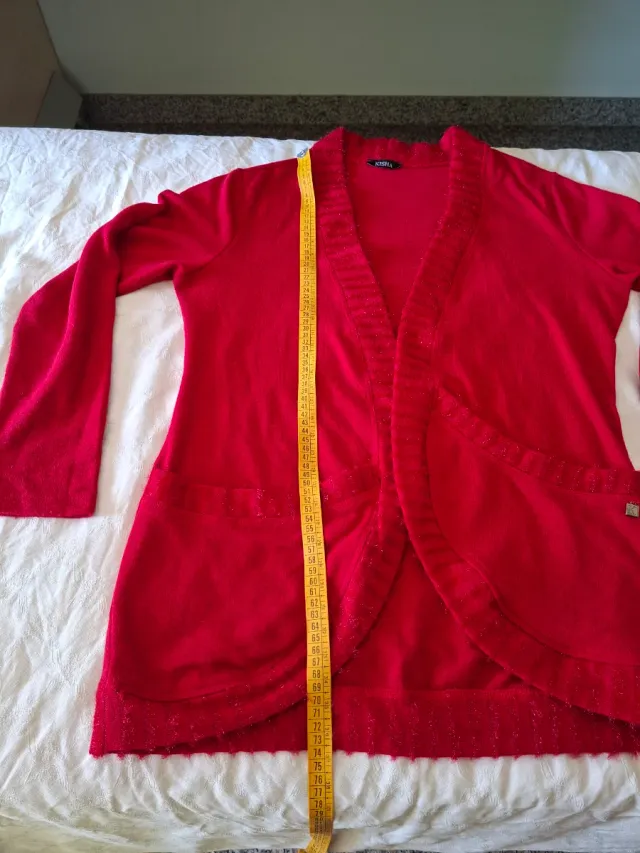 Cardigan caldo nuovo rosso